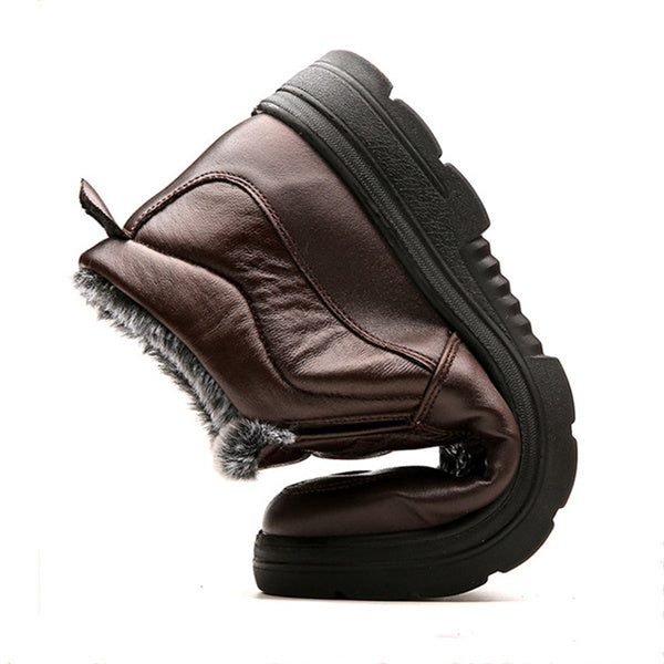 Oferta por tiempo limitado: 70 % de descuento en zapatos casuales retro de invierno con forro de felpa para hombre.