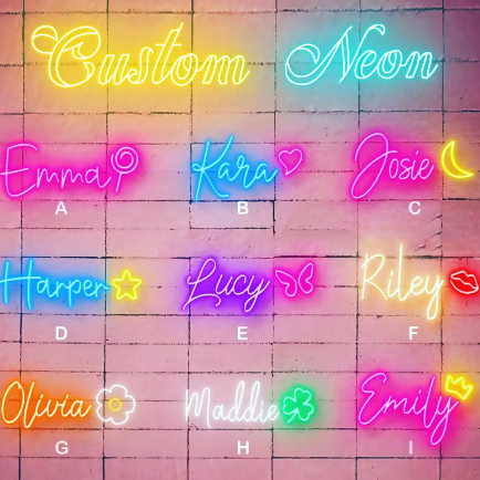 OFERTA CALIENTE 45% DE DESCUENTO🔥 Letreros de neón personalizados, letras de neón personalizadas para decoración