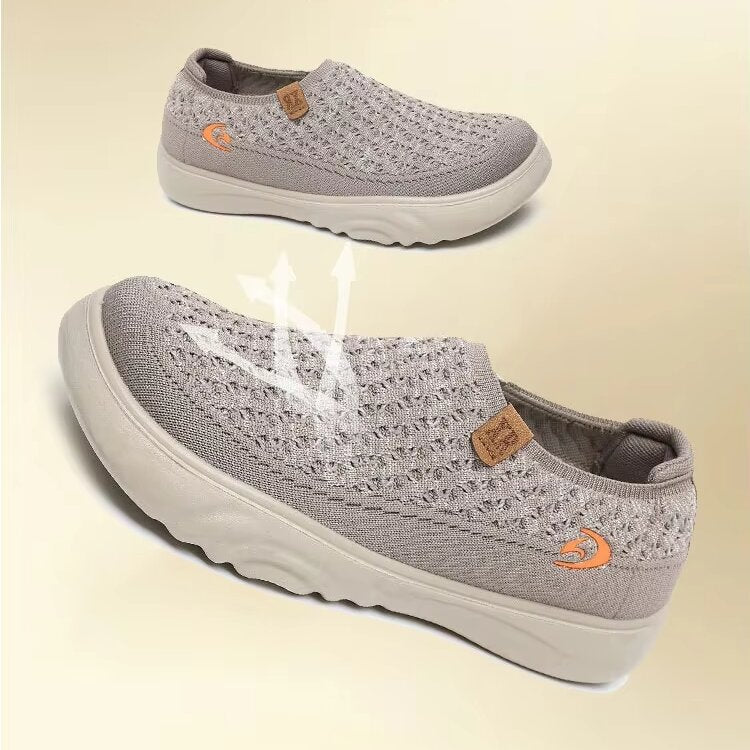🌸 Rebajas preprimavera 45% de descuento ❤️ Mocasines de punto transpirables para mujer, zapatos cómodos sin cordones para caminar