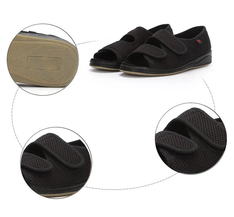 🌸 Rebaja preprimavera 49% de descuento ❤️Zapatillas ortopédicas de punta abierta Sandalias antihinchazón