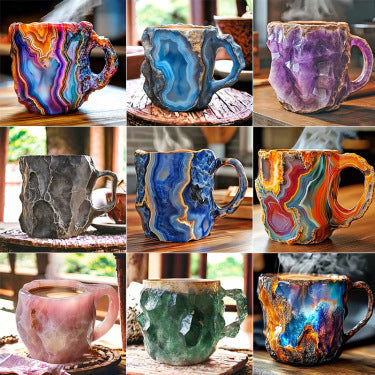 🎁 Last day 49% OFF -2024 New Mineral Crystal Coffee Mugs