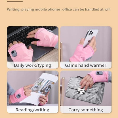 🎁 Christmas Promotion 45% Off✨Smart Thermostatic Heated Fingerless Gloves [Universal Fitment - Men/ Women/ Kids]