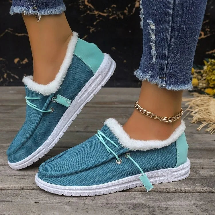 Fall Comfort Sale 50% Off❤️ CozyStep™ Women’s Orthopedic Fur-Lined Slip-On Shoes