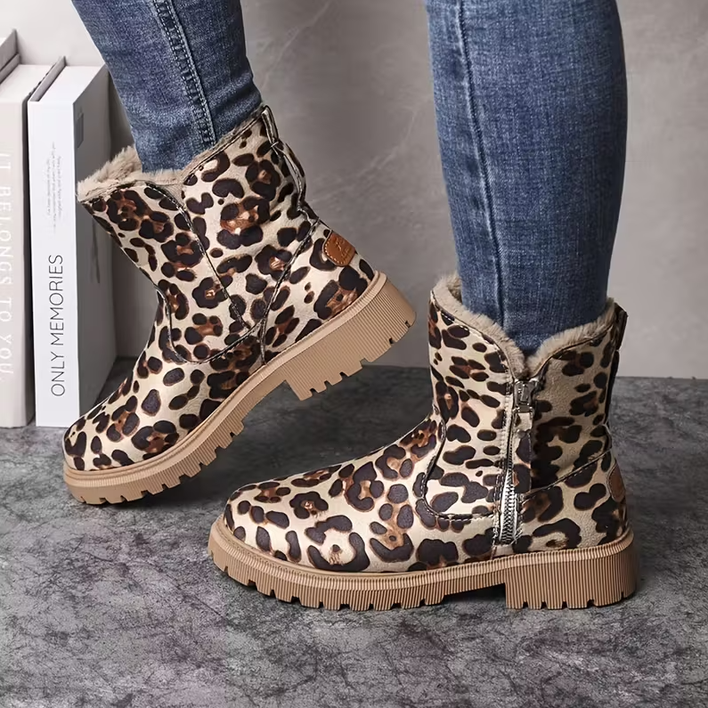 🎄Early Christmas Sale 50%❤️ CozyStep™ Orthopedic Fur-Lined Ankle Boots for Fall & Winter