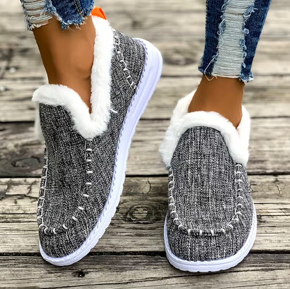 Early Fall Promotion 49% OFF❤️ Women’s cozy fleece walking slip-ons winter shoes