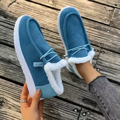 Fall Comfort Sale 50% Off❤️ CozyStep™ Women’s Orthopedic Fur-Lined Slip-On Shoes