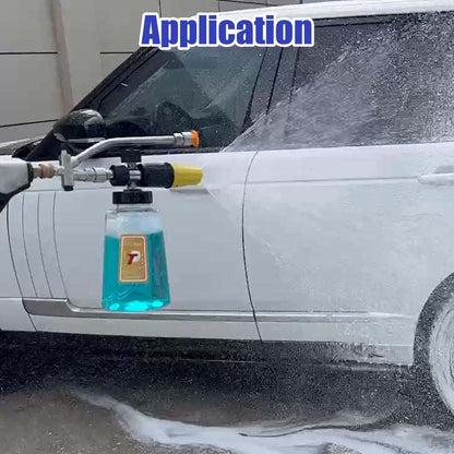 Cañón de espuma para hidrolavadora de uso diario con conector doble 