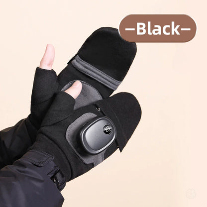 🎁 Christmas Promotion 45% Off✨Smart Thermostatic Heated Fingerless Gloves [Universal Fitment - Men/ Women/ Kids]