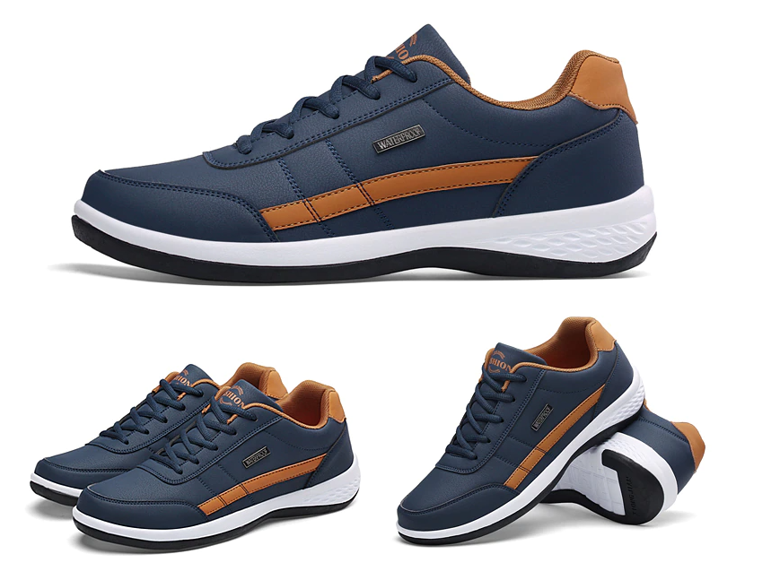 Promoción de último día 49% de descuento ❤️ Zapatillas deportivas transpirables, antideslizantes y cómodas para caminar para hombre 